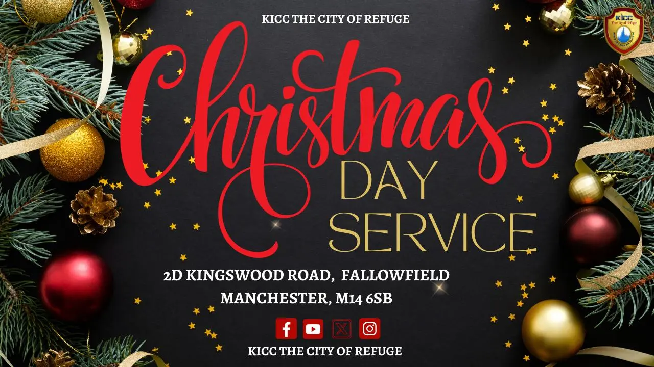 Christmas Day church service at KICC The City of Refuge Manchester