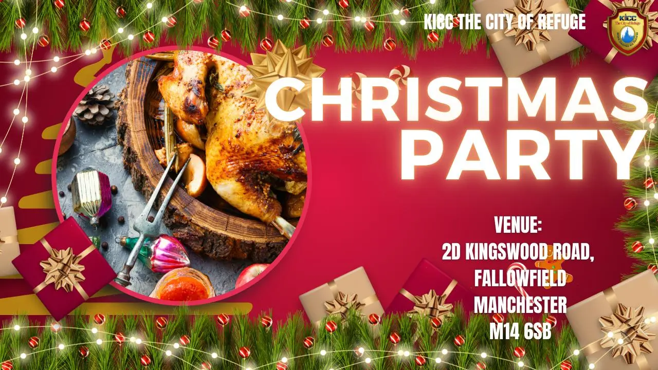 Christmas party event at KICC The City of Refuge Manchester